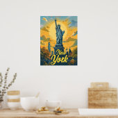 New York City Statue of Liberty Poster (Keuken)