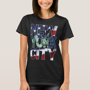  New York City Statue State Cool Re T-shirt