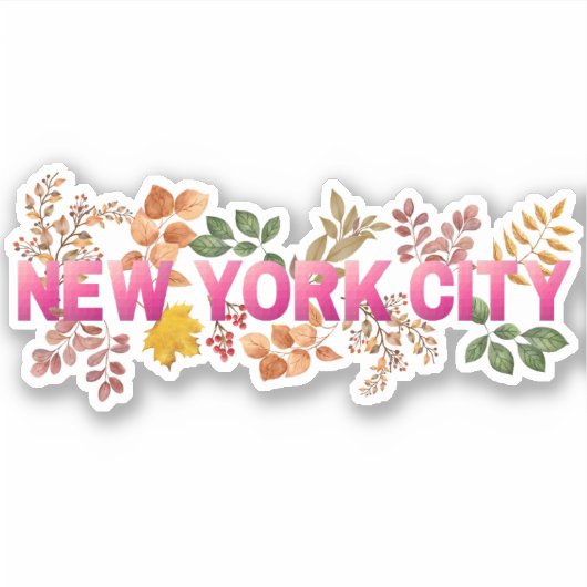 New York City Sticker (Voorkant)