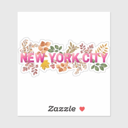 New York City Sticker (Vel)
