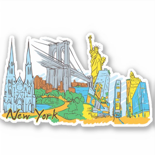 New York City Sticker (Voorkant)