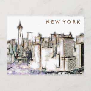 New York City Stone Art Briefkaart