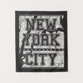 New York City | Straatkaart Wandkleed (Voorkant)
