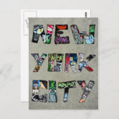 New York City Street Art Briefkaart (Voorkant / Achterkant)