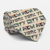 New York City Street Art Graffiti Stropdas (Opgerold)