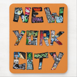 New York City Street Art Mousemat Muismat