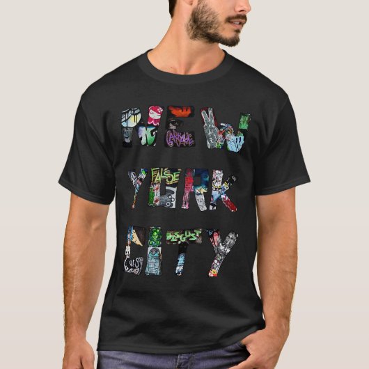 New York City Street Art T-shirt (Voorkant)