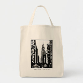 New York City Street Canvas tas