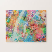 New York City Street Map Legpuzzel (Horizontaal)