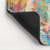 New York City Street Map Muismat (Hoek)