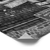 New York City Street Signs Poster (Hoek)