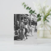 New York City Streetcar, 1913 Briefkaart (Staand voorkant)