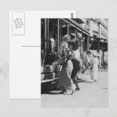 New York City Streetcar, 1913 Briefkaart (Voorkant / Achterkant)