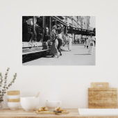 New York City Streetcar, 1913 Poster (Keuken)