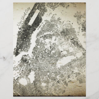 New York City Streets and Buildings  Map