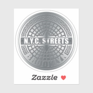 New York City Streets Brooklyn Sticker