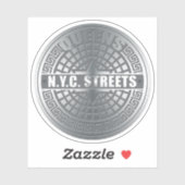 New York City Streets Queens Sticker (Vel)