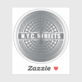 New York City Streets Sticker (Vel)