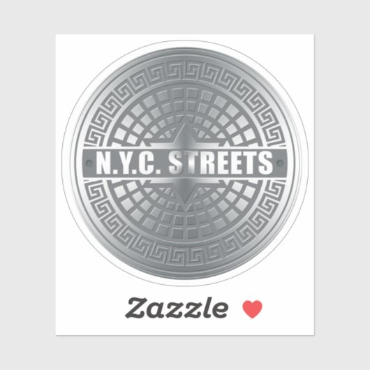 New York City Streets Sticker (Vel)