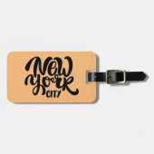 New York City Style Bagagelabel (Voorkant horizontaal)