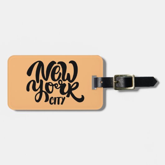 New York City Style Bagagelabel (Voorkant horizontaal)