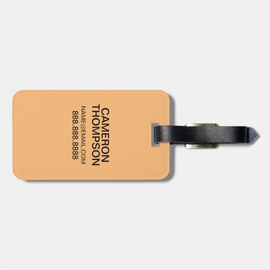 New York City Style Bagagelabel (Achterkant horizontaal)