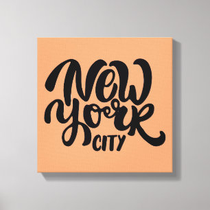 New York City Style Canvas Afdruk