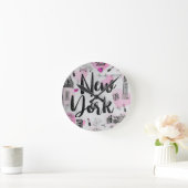 New York City Style Design Ronde Klok (Huis)