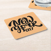 New York City Style Kartonnen Onderzetters (Schuin)