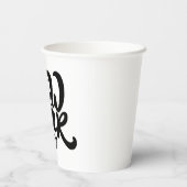 New York City Style Papieren Bekers (Achterkant)