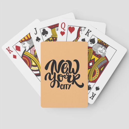 New York City Style Pokerkaarten (Achterkant)