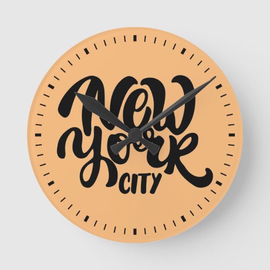 New York City Style Ronde Klok (Voorkant)