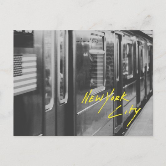 New York City Subway Briefkaart (Voorkant)