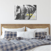 New York City Subway Uitgerekt Canvas Print (Insitu (Slaapkamer))