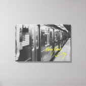 New York City Subway Uitgerekt Canvas Print (Voorkant)
