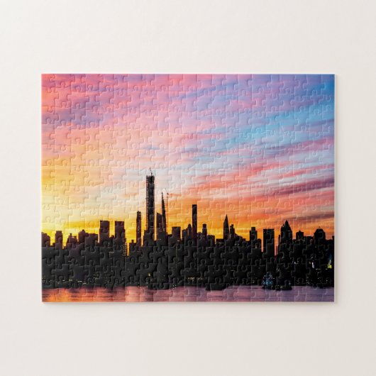 New York City Sunrise - 30 jaar Timelapse Puzzle Legpuzzel (Horizontaal)