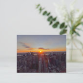 New York City - Sunset in Manhattan/Hudson River Briefkaart (Staand voorkant)