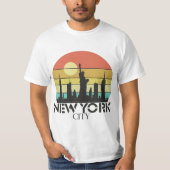 New York City Sunset T-shirt (Voorkant)