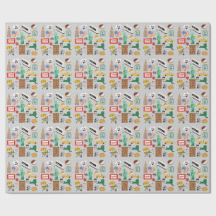New York City-symbolen Cadeaupapier