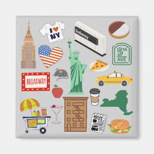 New York City-symbolen Magneet