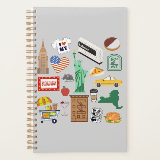 New York City-symbolen Planner (Voorkant)