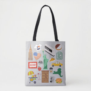 New York City-symbolen Tote Bag