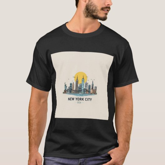 New York City T-shirt (Voorkant)