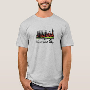 New York City T-shirt tekening/illustratie