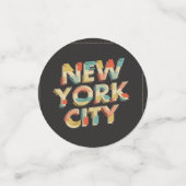 New York City tafel confetti (Kleine voorkant)