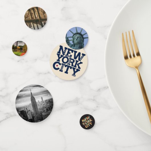 New York City tafel confetti (Groep)