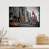 "New York City" Taxi Cabs City Hustle poster (Keuken)