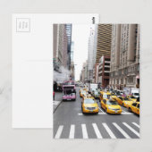 New York City Taxis Briefkaart (Voorkant / Achterkant)