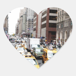 New York City Taxis Hart Sticker