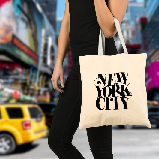 New York City tekstontwerp, Souvenir Canvas tas